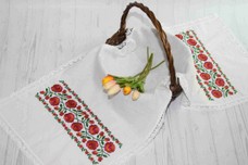 арт.764 Рушник в пасхальную корзину.