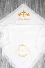 арт.981 Махровый именной уголок